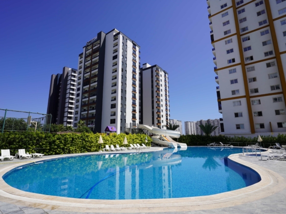 Mersin Tömük Alioğlu Lavinya 2 Bağımsız Mutfak Eşyalı 1+1 Daire