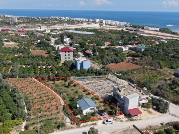 MERSİN ERDEMLİ TIRTAR DENİZ MANZARALI SATILIK TARLA